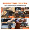 Bench Vise, 6.5" Jaw Width 6.5" Forward &9.3" Reverse Opening, 360-Degree Swivel Locking Base Multipurpose Workbench with Anvil, Heavy Duty Ductile