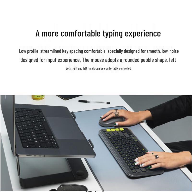 Logitech POP ICON KEYS Wireless Mechanical Keyboard and Mouse Set