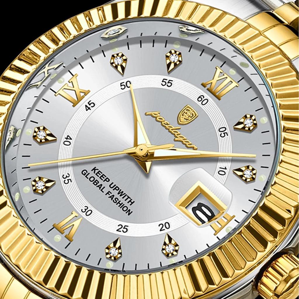 POEDAGAR Luxury Sport Wrist Watch For Man Waterproof Luminous Date Men Quartz Watch Stainless Steel Male Clock