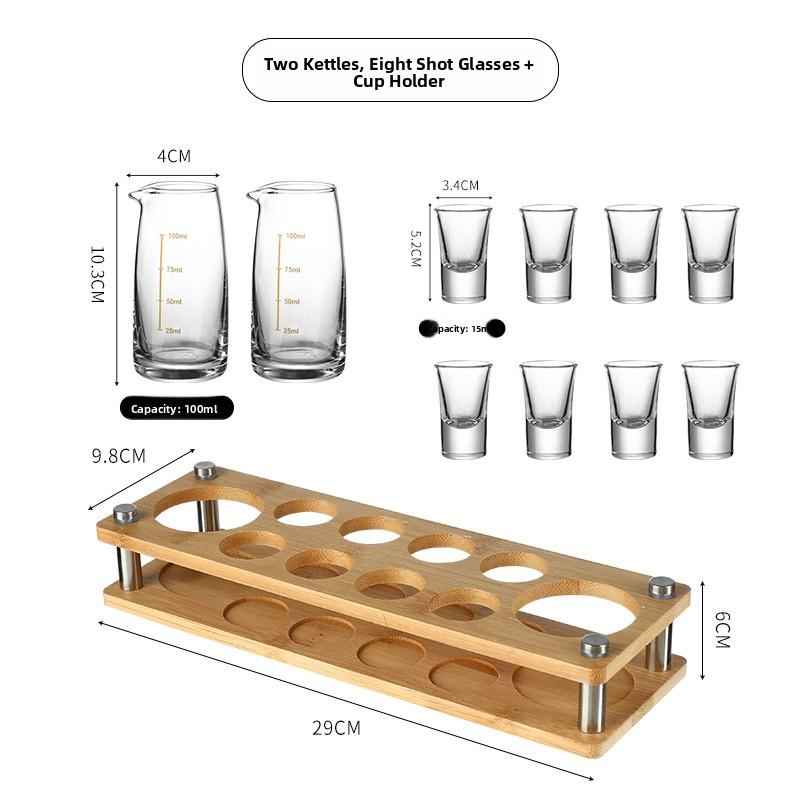 Luxury Small Whiskey Glasses Set Home Use Bullet Cup Pouring Vessel Premium Quality Glassware for Fine Wine And Spirit Tasting