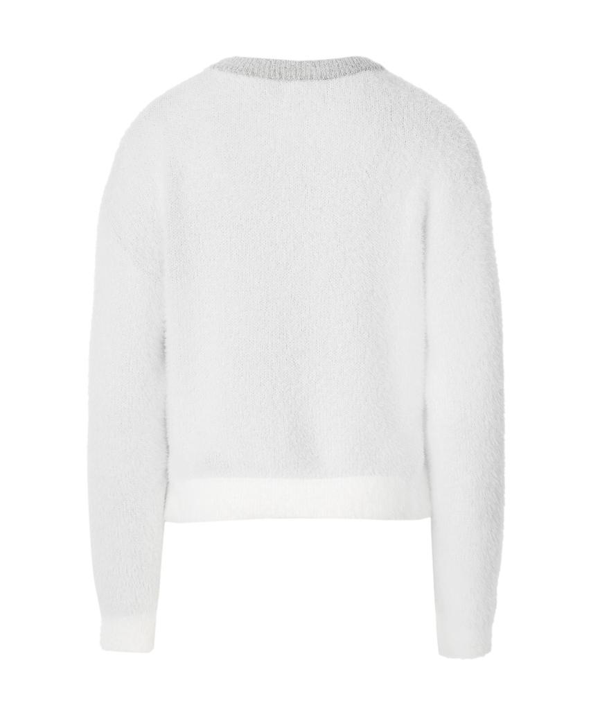 ZEROPLANET 07 Graphic Hairy Sweatshirt [Light Grey]
