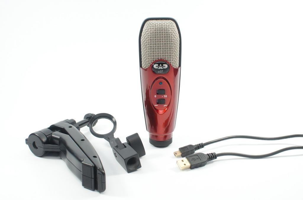 CAD AUDIO USB connection condenser microphone U37 Candy Apple Red