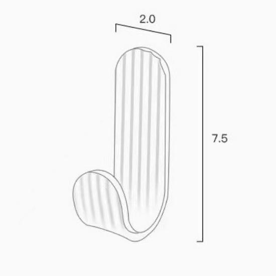 Cârlig autoadeziv de lux: Suport de perete cu fixare puternică, fără găurire, fără urme, pentru prosoape și uși de baie