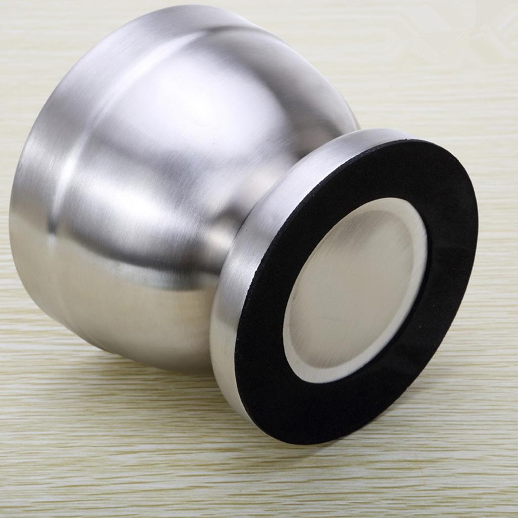 Thicken Metal Pestle Pedestal Bowl Garlic Press Pepper Spice Garlic Grinder Pot