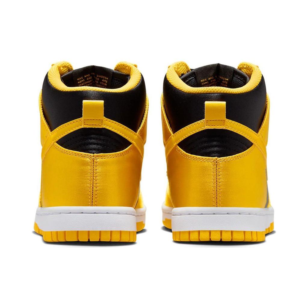 Nike  Dunk High Satin Goldenrod Women Sneakers Yellow Black Varsity-Maize FN4216-001