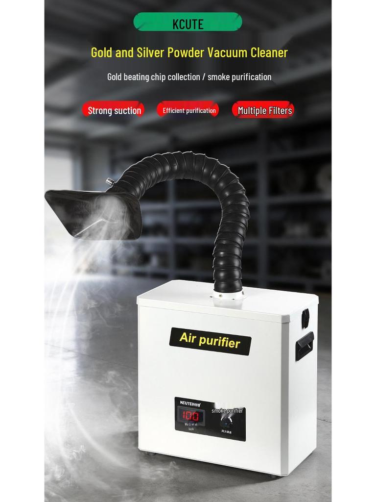 Gold & Silver Smoke Collection Vacuum: Fume Extractor & Purifier for Jewelry Laser Welding & Melting