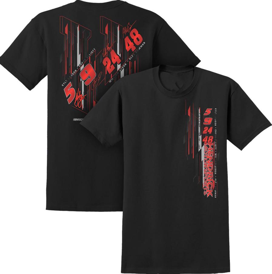 Hendrick Motorsport Driver Numbers Black Team Reprint TShirt Unisex T-Shirt S
