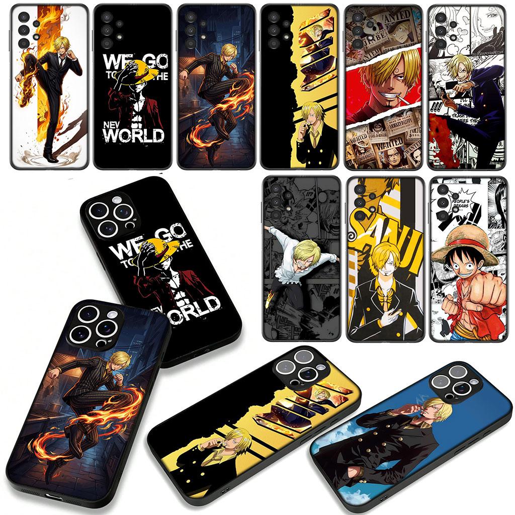 Poster Luffy Sanji One Piece Case for Motorola Moto G54 G05 G24 G45 G55 G75 G85 G15 G57 G86 Power Edge 50 30 Fusion neo Pro