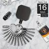 Heavy Duty Metal Retractable Carabiner Keychain Belt Badge Reels Clip 28.3Inch Reinforced Steel Wire Cord 2025 NEW2025 NEW