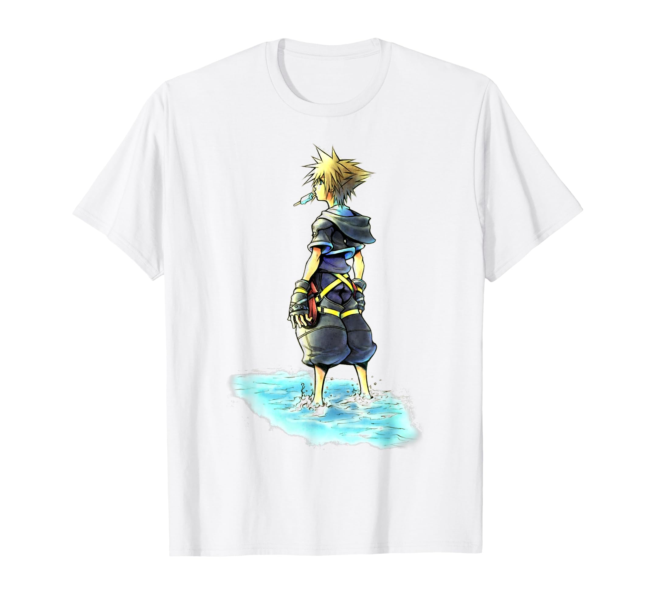 

Disney Kingdom Hearts Sora Sea Salt Ice Cream Sketch T-Shirt