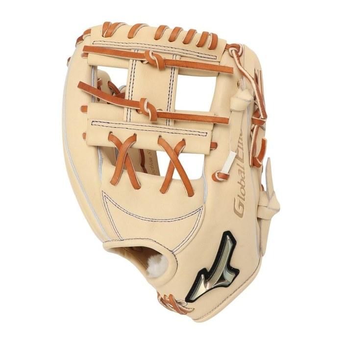 Mizuno Hard Baseball Glove Infield Global Elite Hselection SIGNA AXI 1AJGH31403 8049 (Beige)