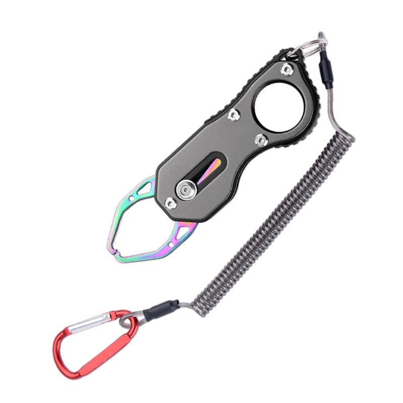 Portable Fish Gripper Fish Lip Grip Grabber Controller with Anti-Lost Rope