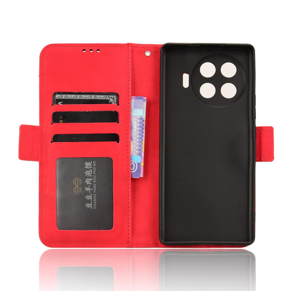 Pro TECNO Spark 20 Pro+ KJ7 Pouzdro Více slotů na karty PU Kůže Stojánek Kryt na telefon