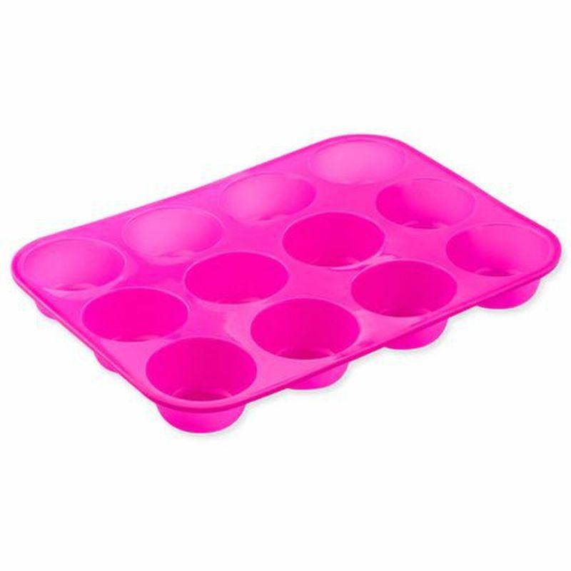 12 Loch Antihaft Kuchen Pudding Form Backwerkzeug Mini Muffin Silikon Runde Form DIY Cupcake Keks Fudge Backform