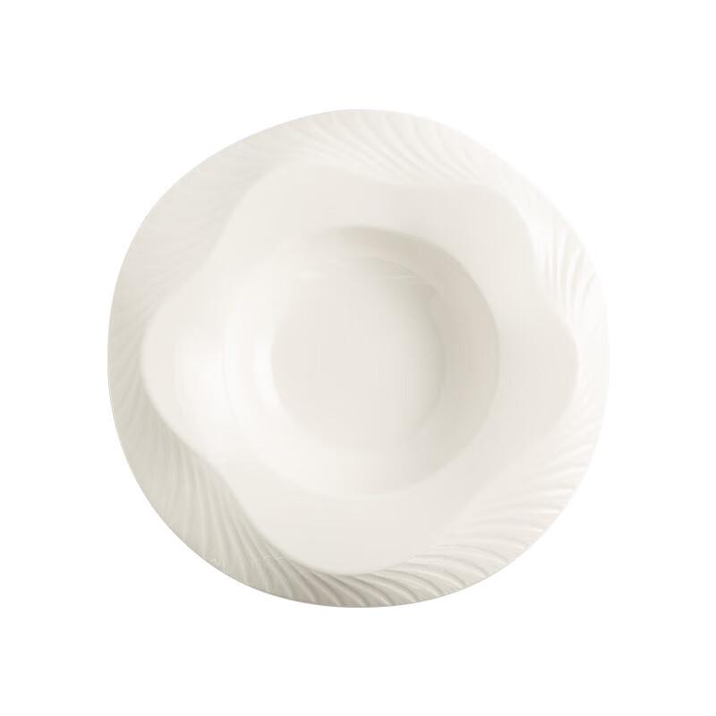 Deou Xingguang Modern Ceramic Deep Rimmed Plate