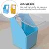 2Pcs Bird Feeders Cage Single Hole Hanging Box with Lid Trough Perch Cup Pigeon Feeder Accessory