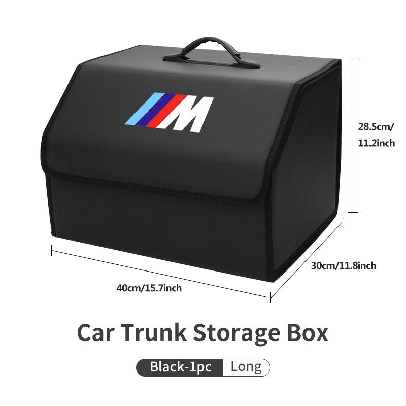 XKUGH1 For BMW New 2025 Car Trunk Organizer Box Tailbox Stowing Tidying Storage Bag Accessories For BMW E70 E91 E30 G30 E53 M3 M5 X6 X4