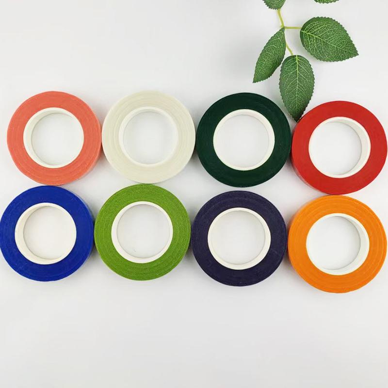 20M/Rulle Floristtejp Självhäftande Bukett Blomstjälk Omslagspapperstejp DIY Floral Förpackning Bröllopsdekorationsmaterial