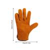 1 par svetsskyddshandskar dubbla lager gula säkerhetssvetshandskar slitstarka skyddsutrustning män arbetshandskar
