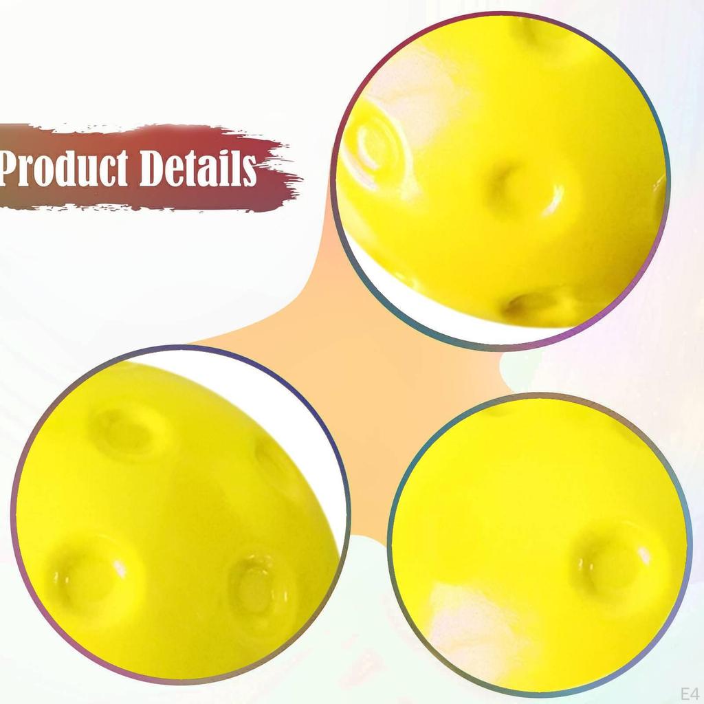 4 Pickleball Balls (74 Mm) – Professional Sports for Training, Park, Garage And Tournaments
