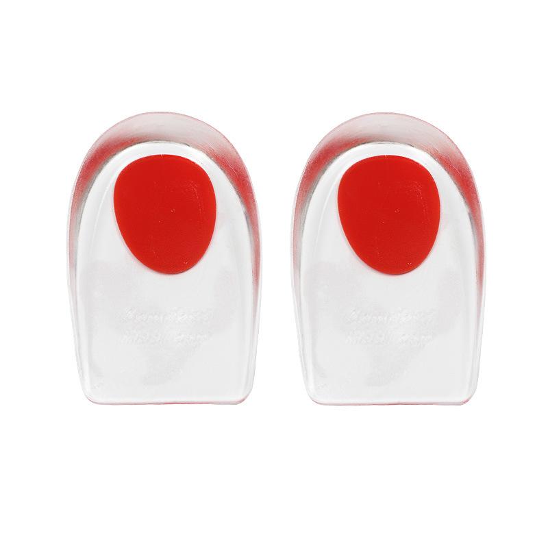 Силиконовые подпяточники для обуви, подпяточники для регулировки размера обуви, стельки для ухода за ногами для облегчения боли в пятке 34-39 красный