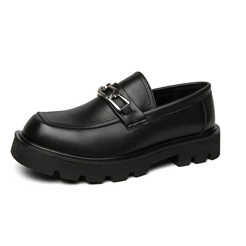 Fashion Hot Sale Men Leather Casual Oxfords Shoes Luxury Brand Male Comfortable Coiffeur Shoe Thick Bottom Slip-On Men's Walking Shoes