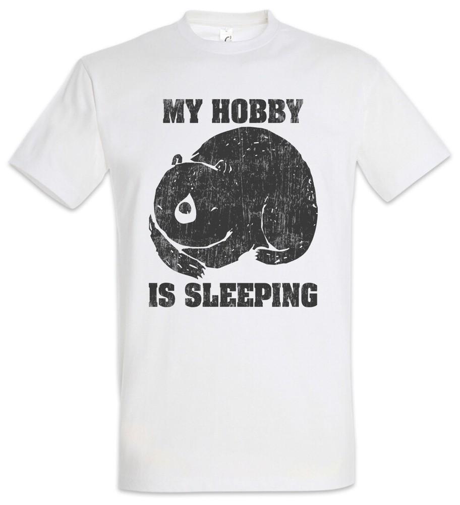 

My Hobby Is Sleeping T-Shirt Chillen Chiller Lazy Bear Bears 4XL
