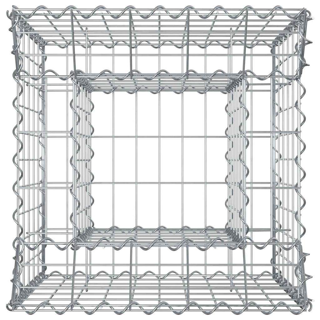 Gabion Raised Bed Silver