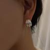 My Omelet [92.5 Silver]grand Shell Earrings