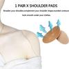 1 paar onzichtbare schouderpads afneembare ademende siliconen schouderpads antislip klevende kleverige pad voor vrouwen en mannen