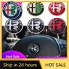 Pegatinas para Coche Para Alfa Romeo 1 ud. 3D alfa romeo 40mm emblema de aluminio para volante Pegatina Pegatina para Volante de Coche Interior del Coche