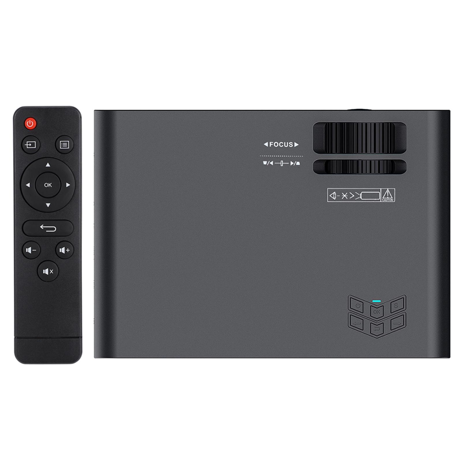 

W80 720p 3D портативный HD LCD мультимедийный проектор черный с охлаждающим вентилятором UK Plug