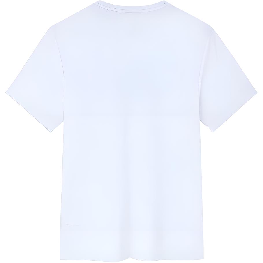 Anta Training Series Letter Print Crew Neck Short Sleeve T-Shirt Men Tops Pure-White 152337118-1