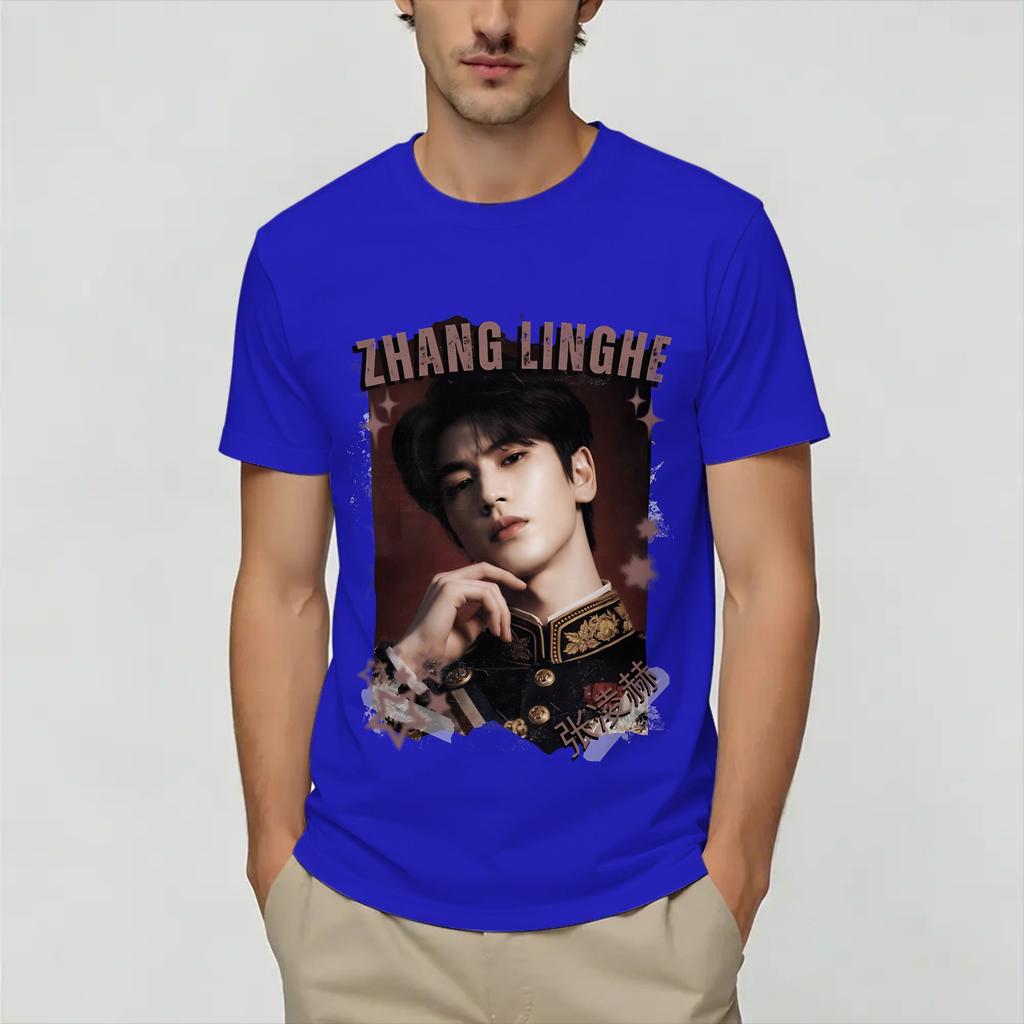 Zhang Linghe TShirt Summer Cotton T Shirts For Adult Harajuku Casual Tshirt ShortSleeve Street Style Clothing