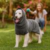 Verdickte Winterhunde-Weste Mantel Einfarbig Haustier-Hoodies Haustier-Schlafbekleidung Universal-Haustiere