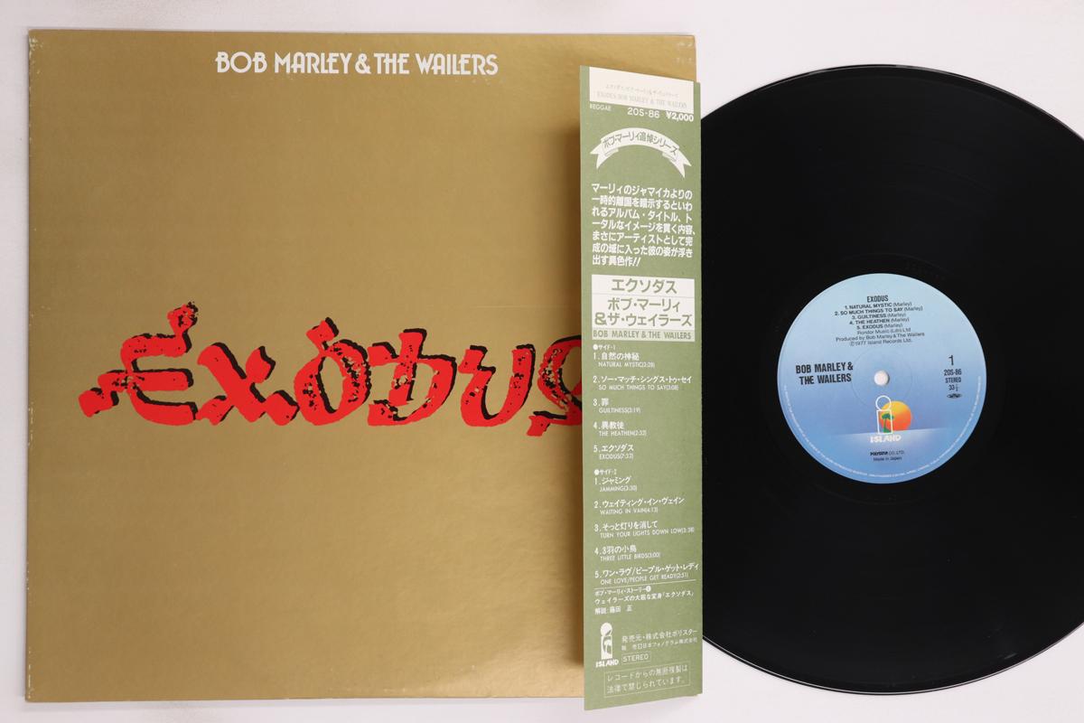 

LP Record BOB MARLEY & THE WAILERS - Exodus 20S86 ISLAND 1982 Japan Obi Reggae, Ska & Dub Used