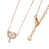 Emporio Armani Rose Gold Tone Sterling Silver Pendant EG3553221 Women's Necklace,