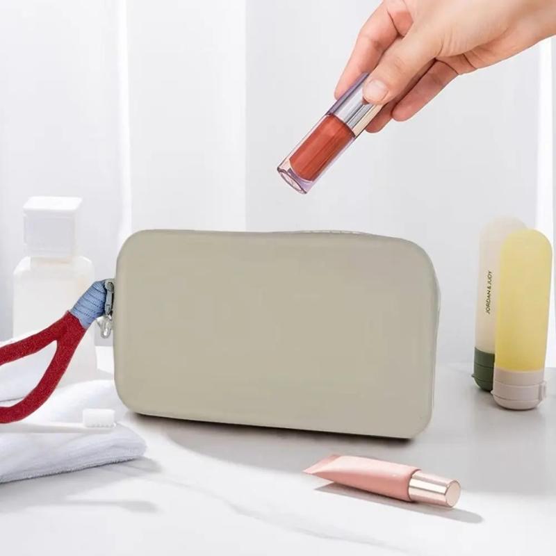 Silicone Square Coin Purse Portable Mini Storage Bag Multifunctional Silicone Cosmetic Bag