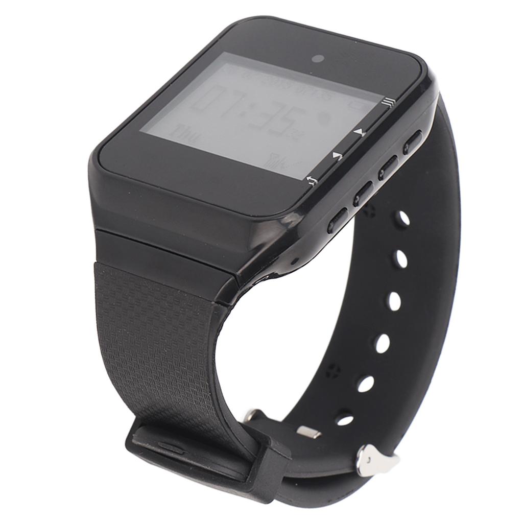 Watch Pager 20 Call Buttons LCD Display Rechargeable Wireless Watch Calling System Caregiver Pager
