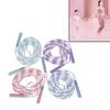2.8M Skill Jumping Bamboo Jump Rope Pvc Beginners Soft Beaded No Tangle Segmented Fitness Workout Jump Rope Writable Names