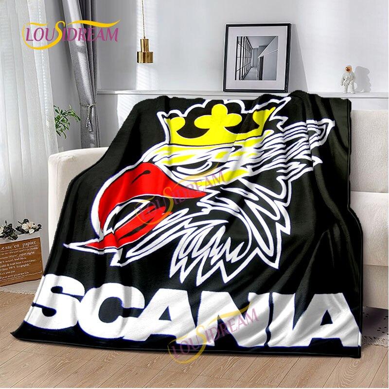 Pătură de aruncat Camion Scania Cearșaf de casă Husă de canapea Living Birou Pătură moale Casual Lavabilă Pătură termică