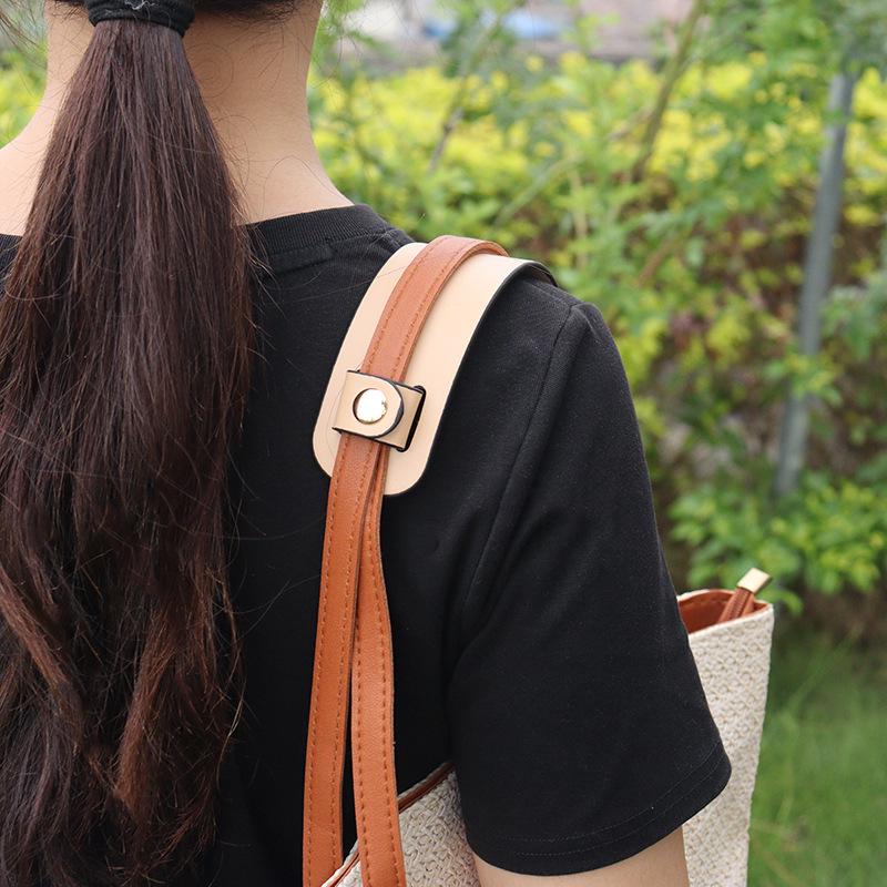 Leder-Schulterhandtasche auf Lager mit Anti-Strain-Polster und austauschbarem Riemen