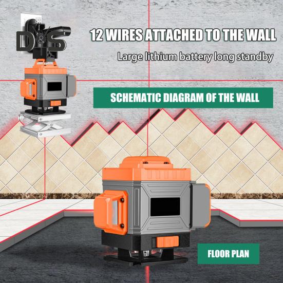 

Перезаряжаемый самовыравнивающийся инструмент с высокой точностью, широкоугольный, компактный, портативный, для использования в помещении и на улице, перекрестный нивелир A