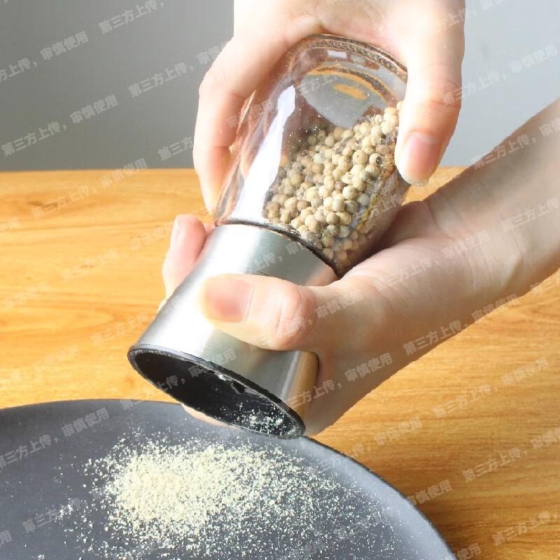 304 Stainless Steel Manual Pepper Grinder Set