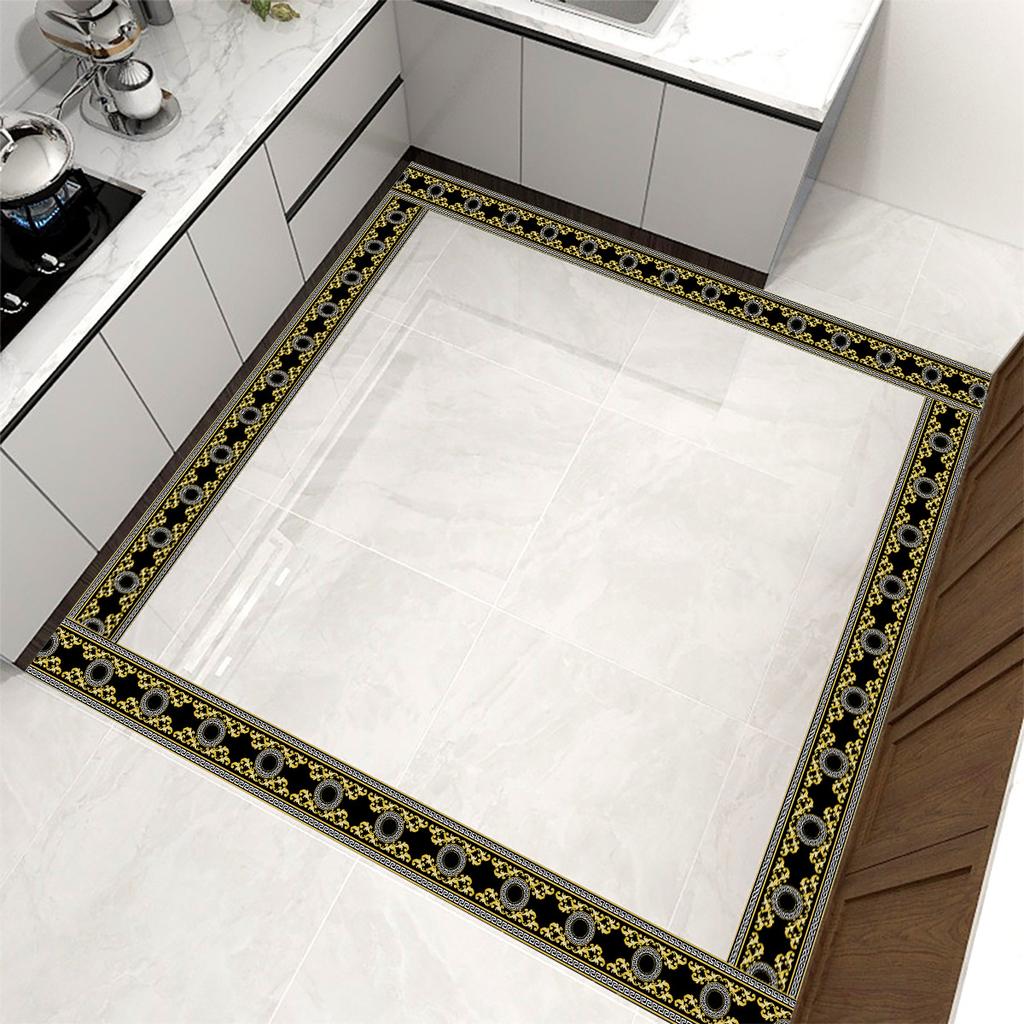 240 cm délka luxusní soklová rohová samolepka na stěnu koupelna kancelář sklo v pase domácí dekorace vodotěsná podlaha vlnovod umělecká tapeta