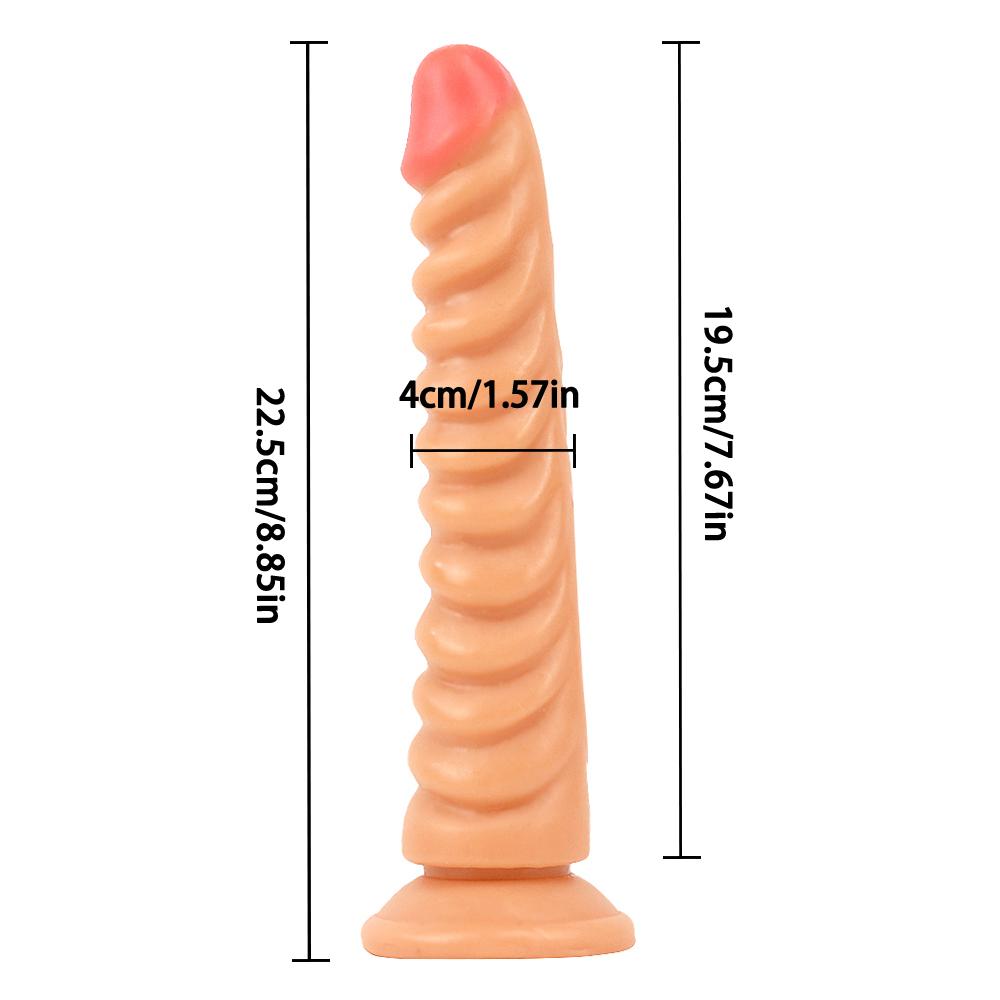 Dildo Black Thread Simulation Sex Toy Large Penis with Suction Cup Female Masturbation Anal Sex Toy Dildo Adult Product