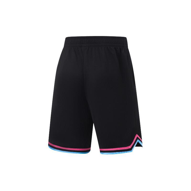 Li Ning Casual Shorts Men's Black Azalea Pink AAPU209-2