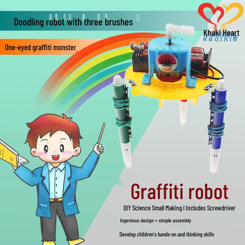 DIY Graffiti Robot Kit for Primary Students: Build and Explore with Hands-On Science and Technology