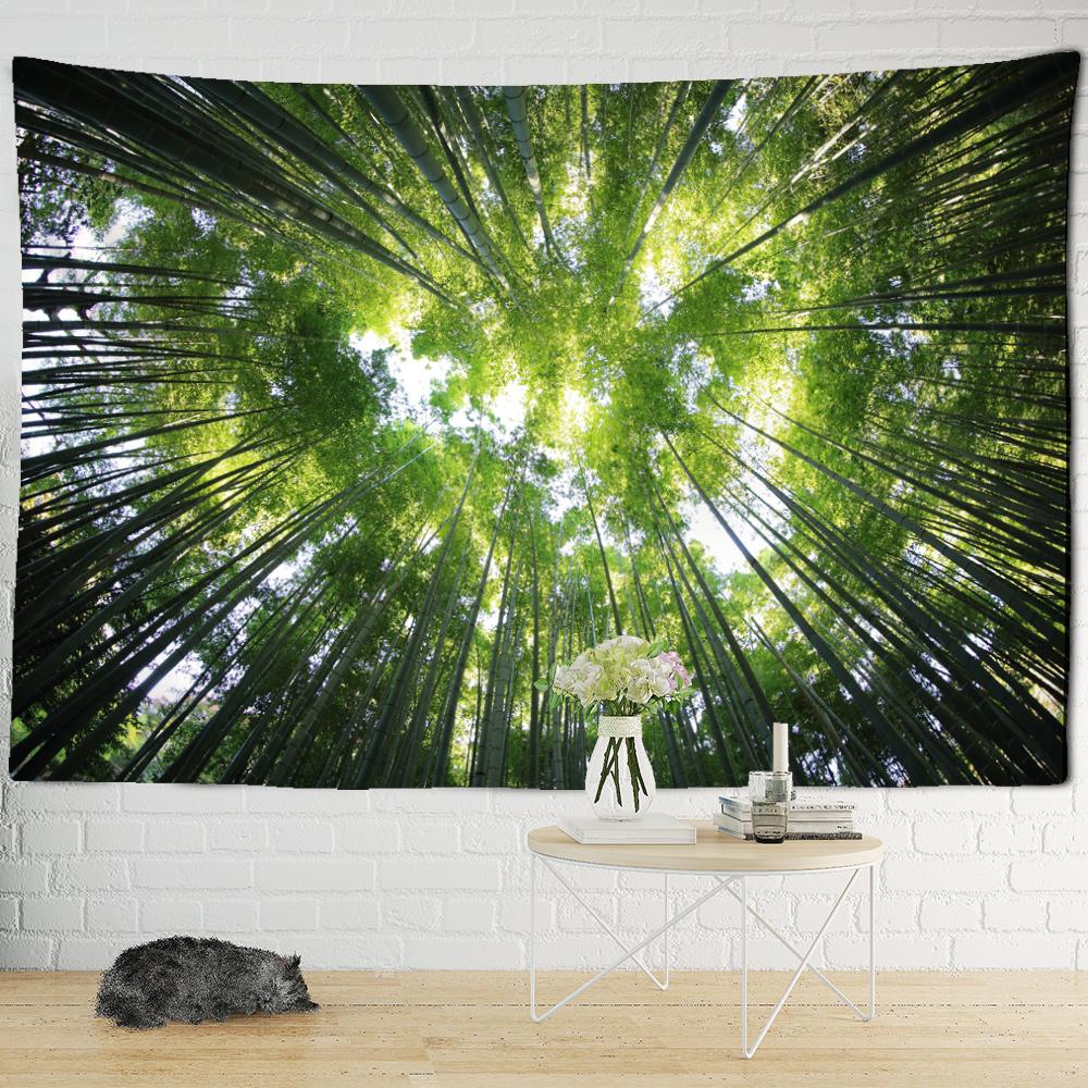 Forest Looking Up Tapestry Natural Landscape Background Tapestry Wall Hanging Bohemian Style Home Decor Tapestry