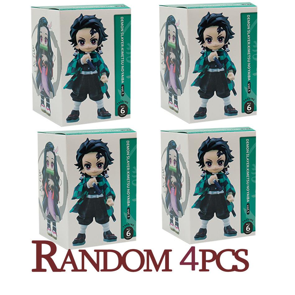 Hot MINISO Genuine Bushiroad Palverse D emon Slayer: Kimetsu No Yaiba Anime Model Blind Box Vol.1 Ornament Toy Present